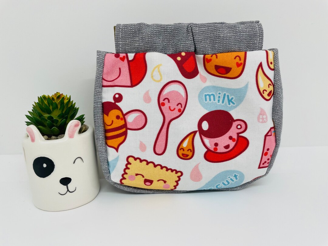 Cute Kawaii Tea Snap Pouch Etsy