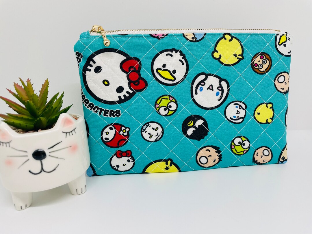 Quilted Cute Kawaii Pencil Case Etsy