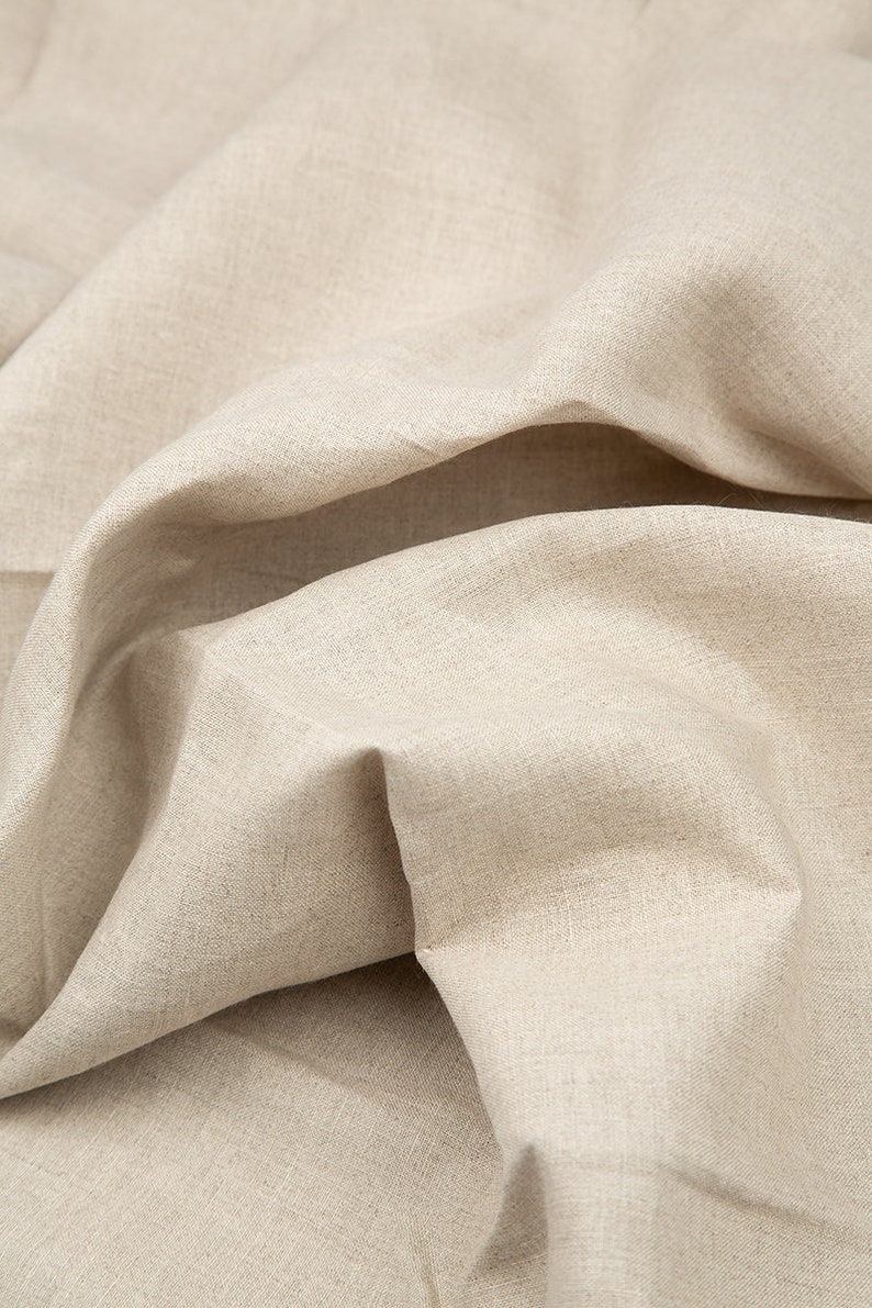 Organic Natural Linen Fabric per Meter Softened Linen Fabric Etsy UK
