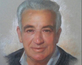 Pintura de retrato pastel personalizada, pintura de retratos de fotografía, dibujo de retratos, retrato infantil personalizado, retrato personalizado de la niña