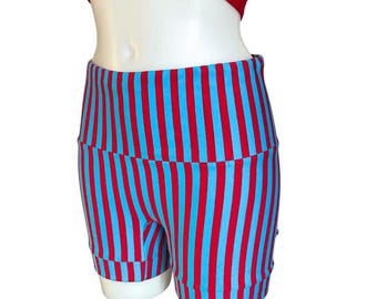 Tela Shorts - High Waisted for Circus Fire Performers Festival Rave Burning Man - Made to Order