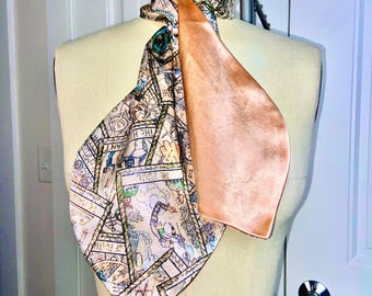 Pastel Goth Tarot Disco Neck Scarf, Whimsygoth, Zodiac, Dopamine Accessories - Ready to Ship
