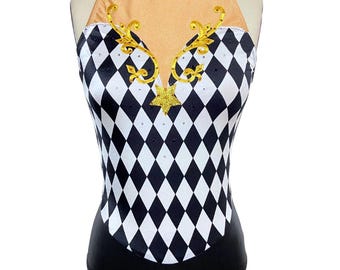 Harlequin Circus Costume - Made to Order