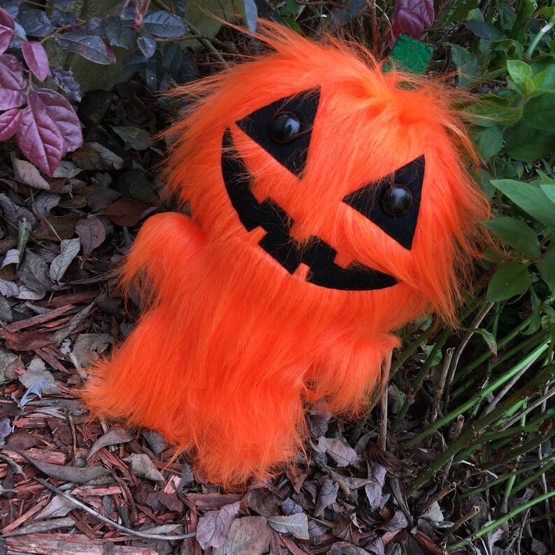 Pumpkin Bod Plush Halloween Toys Halloween Man Creepy | Etsy
