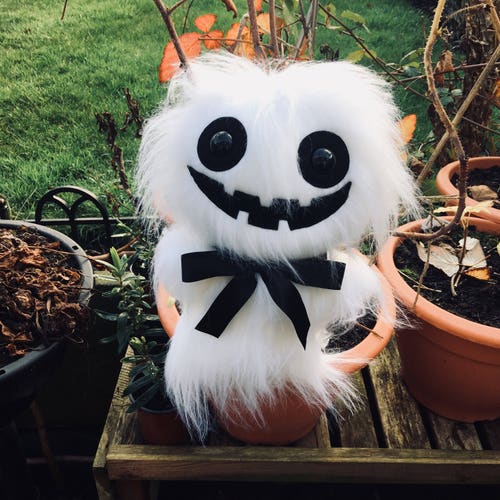 cute skeleton plush