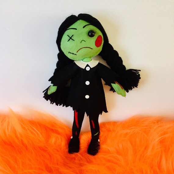 Zombie Wednesday Addams Doll 13 Horror Doll | Etsy