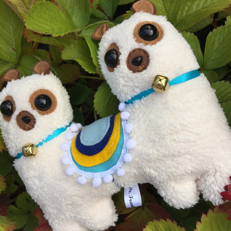 Two Headed Llama Plush Toy Push Me Pull You Twin Llama Etsy