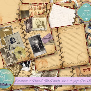 Vintage Circus Junk Journal Kit, Carnival Junk Journal, afdrukbaar junkjournaal, Victoriaans circus, gelaagd junkjournaal, DIY, papier knutselen