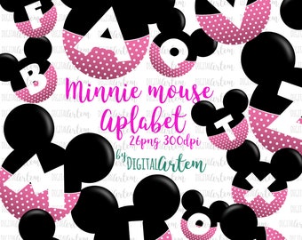 disney clipart disney inspired 26 png alphabet clipart minnie mouse cute clip art mickey mouse letters clipart letters abc clip art art collectibles lifepharmafze com