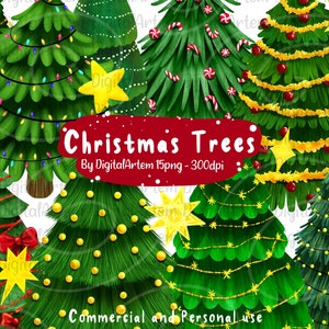 Weihnachtsbaum Clipart - Baum png - Weihnachtsstern Clipart - Niedliche Weihnachtsbäume - Kommerzielle Nutzung Weihnachtsbäume - Weihnachtsbaum PNG