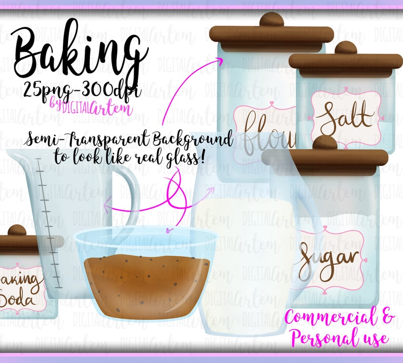png images Mixer Baking clipart Dough Cupcakes cake Oven Food Desserts Cooking Clipart Rolling pin Watercolor clipart