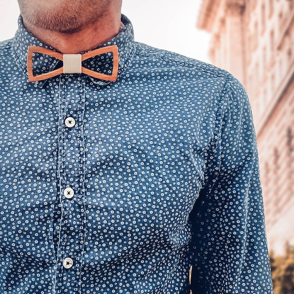 wooden bow tie etsy