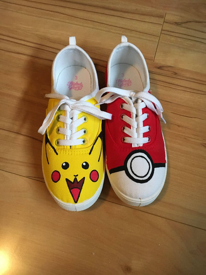 Pikachu and Poke ball sneakers!