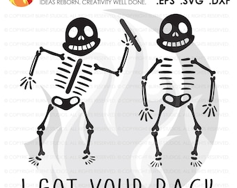 I Got Your Back Funny Skeletons 