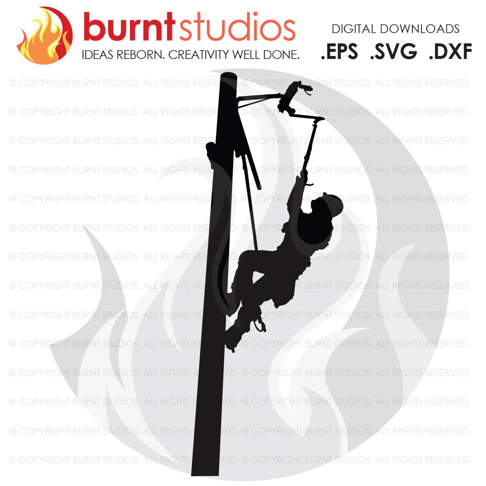 Digital File Lineman Linemen Power Climbing Hooks Spikes Etsy