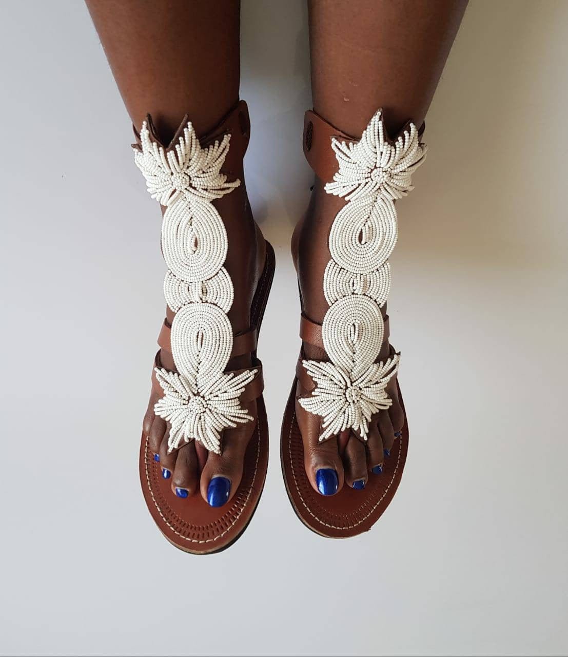 cute beaded sandals