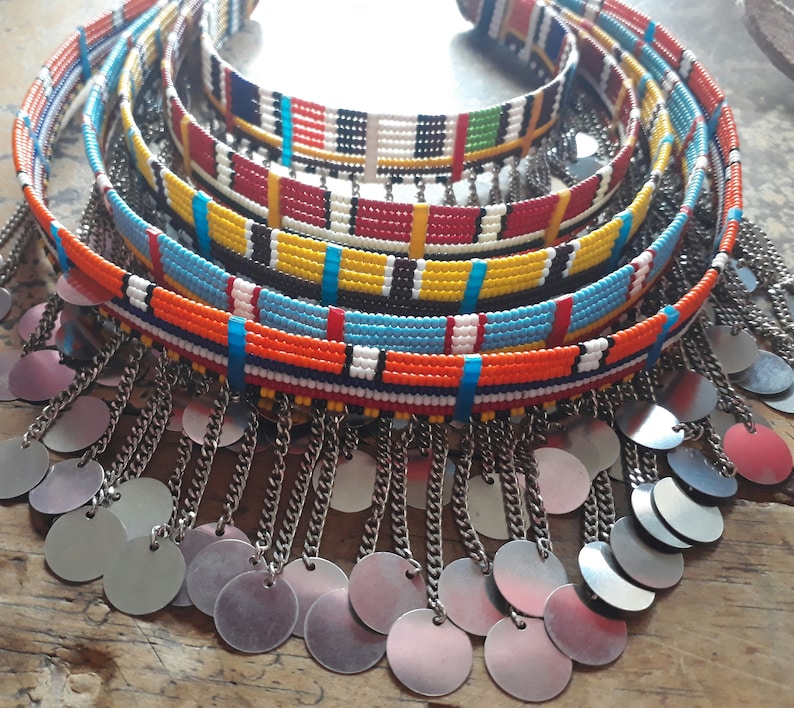 Beaded maasai jewelry set African maasai jewelry beaded Etsy