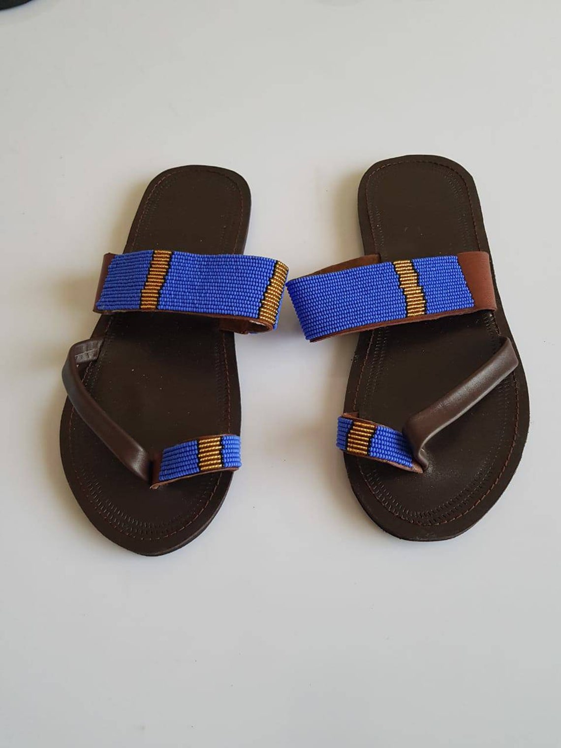 Mens Leather Sandalssandals for Menblack Leather Etsy