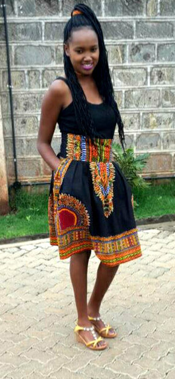short kitenge skirts