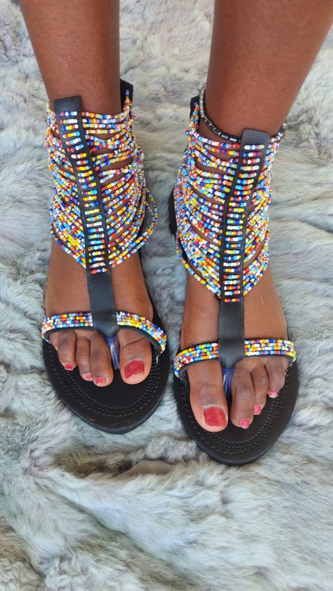 African sandalsgladiator sandalsmaasai sandalsgladiator | Etsy