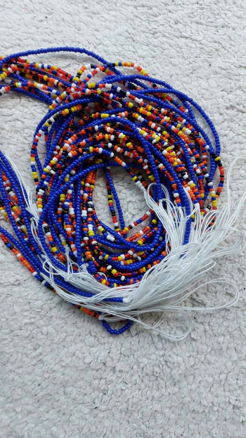 Tie on Thread Waist Beadsadjustable Thread Waist Beadsbeaded Etsy