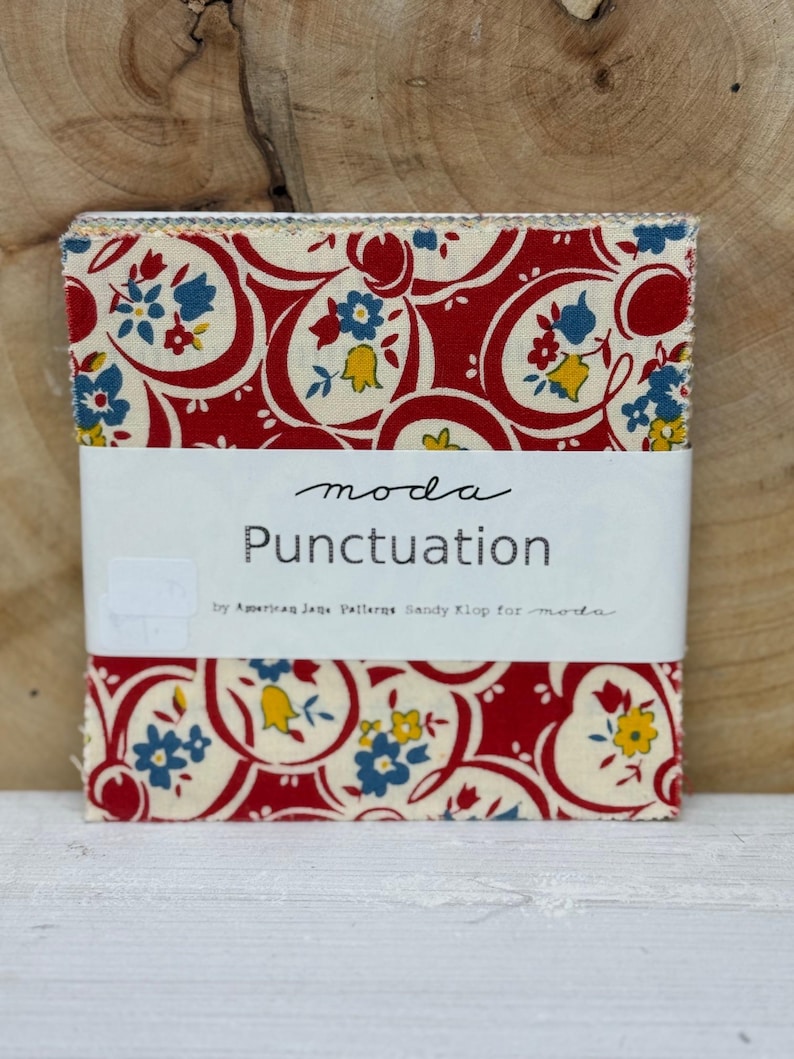 Moda Punctuation Punctuation - Charm Pack - by American Jane Patterns, Sandy Klop for ...