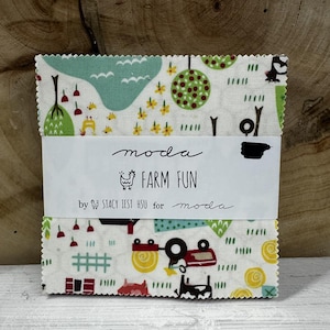 Farm Fun - Charm Pack - by Stacy Iest Hsu for Moda Fabric