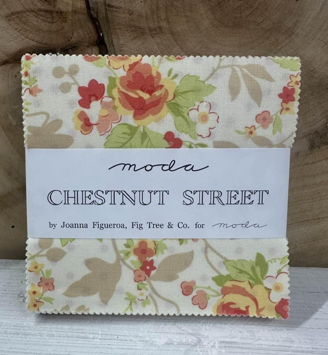 Chestnut Street - Charm Pack - by Fig Tree for Moda Fabric - Etsy