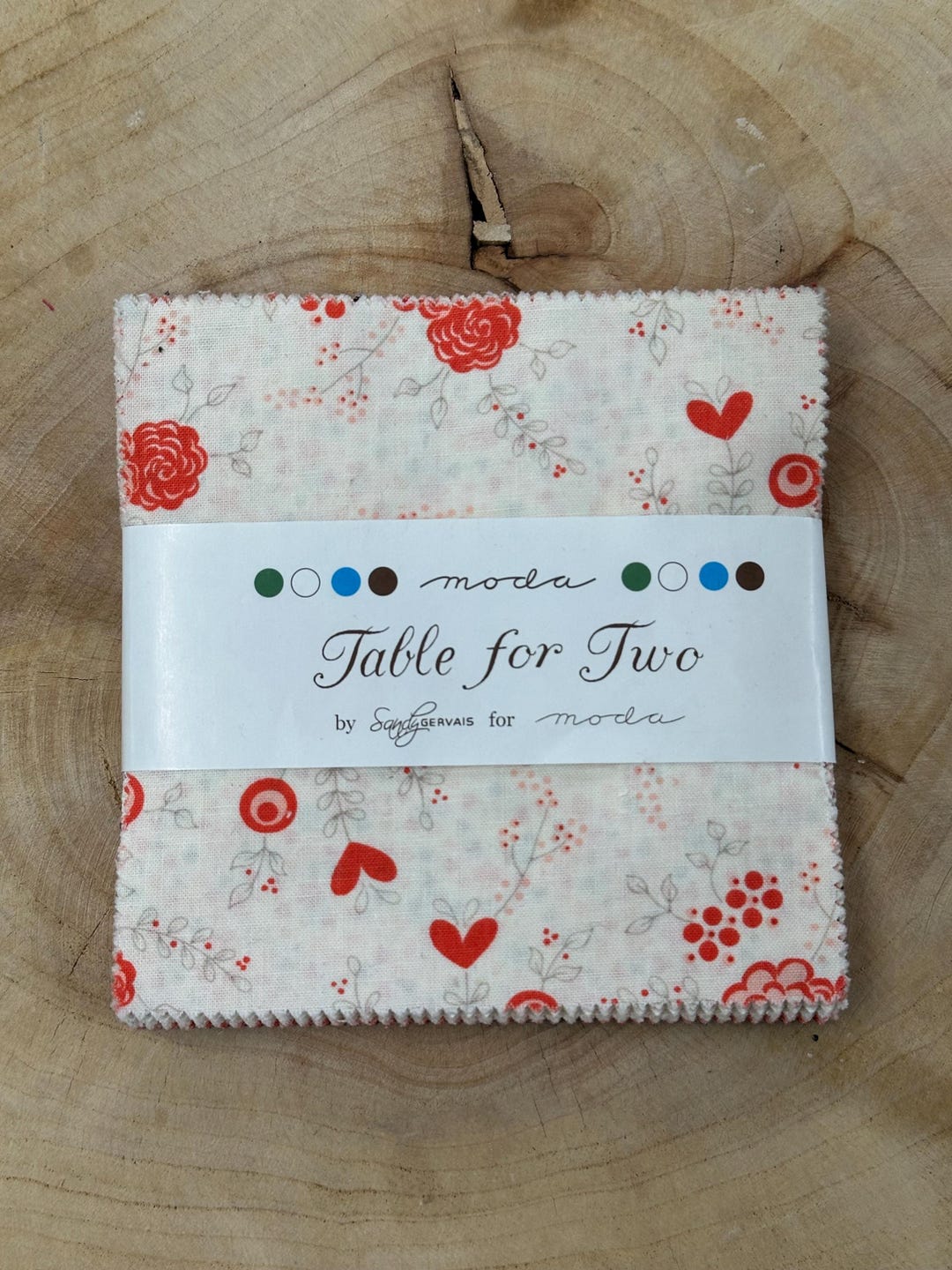 Table for Two - Charm Pack - by Sandy Gervais for Moda Fabric - Etsy