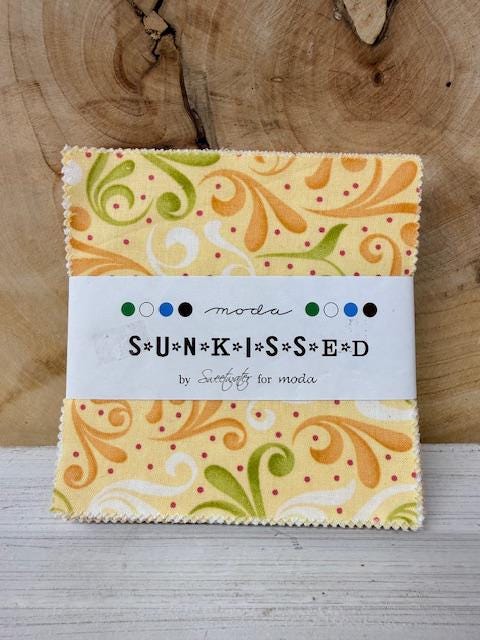 Sunkissed - Charm Pack - by Sandy Gervais for Moda Fabric - Etsy