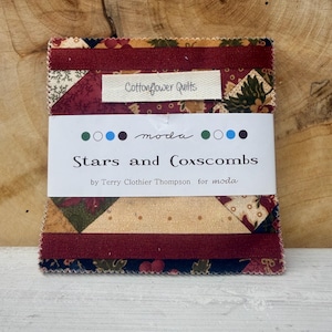 Stars and Coxscombs - Charm Pack - by Terry Clothier Thompson for Moda Fabric