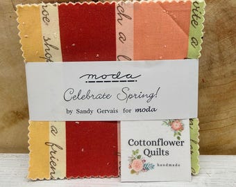 Soho Chic - Charm Pack - by Sandy Gervais for Moda Fabric - Etsy