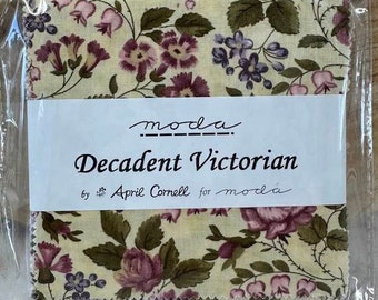 Decadent Victorian - Charm Pack - by April Cornell for Moda Fabric