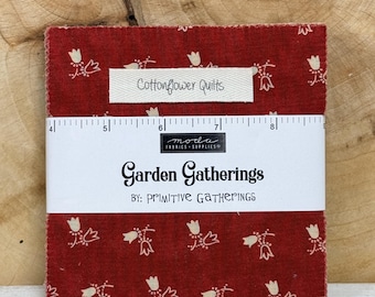 Garden Gatherings - Charm Pack - by Primitive Gatherings for Moda Fabric