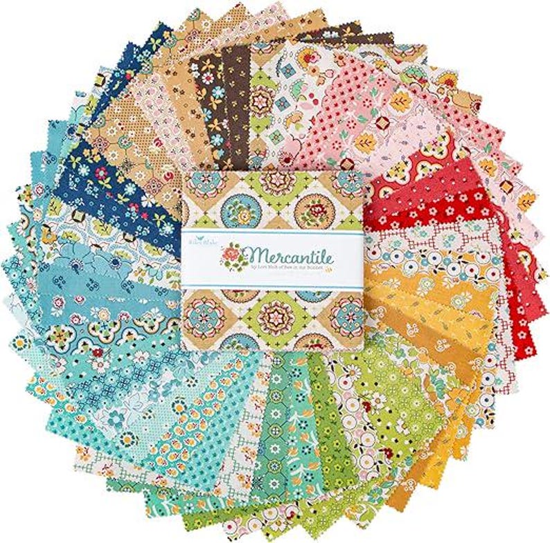 Mercantile - Charm Pack/5 Inch Stacker - by Lori Holt of Bee in My ...