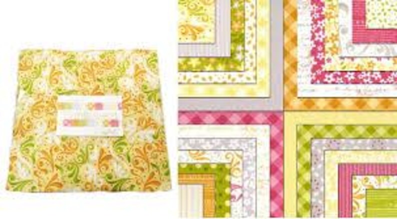 Sunkissed - Charm Pack - by Sandy Gervais for Moda Fabric - Etsy