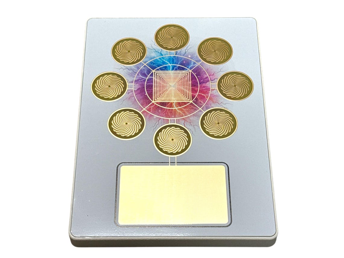 Radionic Scale Plate Radionics Stick Plate – Large Surface for Scalar Wave & Frequency-based ...
