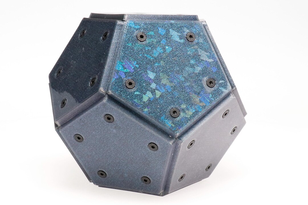 Dodecahedron Holographic Platonic Solid for Meditation Altar or ...
