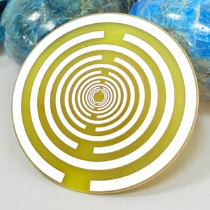 Disco Lakhovsky MWO placcato argento – Rame placcato argento puro (99,99% Ag), diametro 50 mm