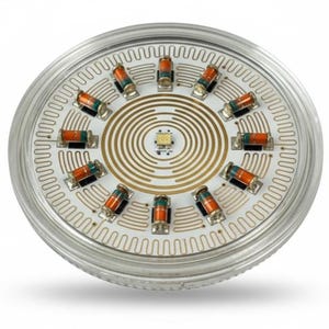 EMF Protection Disk with Germanium Diodes and Lakhovsky MWO Antennae