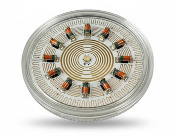 EMF Protection Disk with Germanium Diodes and Lakhovsky MWO Antennae