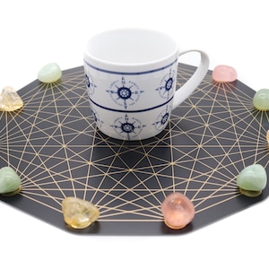 Water energizing kit, water energizer plate, crystal elixir making, healing crystal set, crystal essence, metaphysical tools