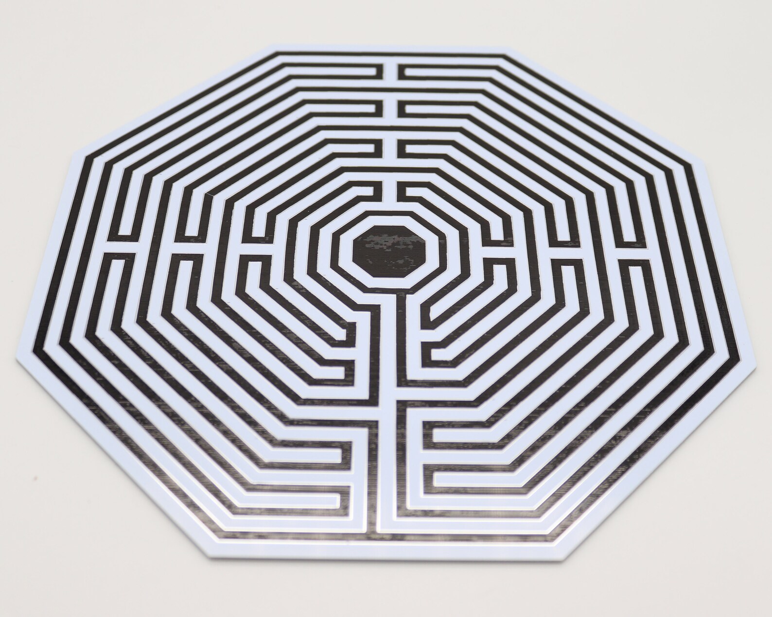 Labyrinth of Amiens Coaster, Amiens Cathedral Labyrinth Geometry ...