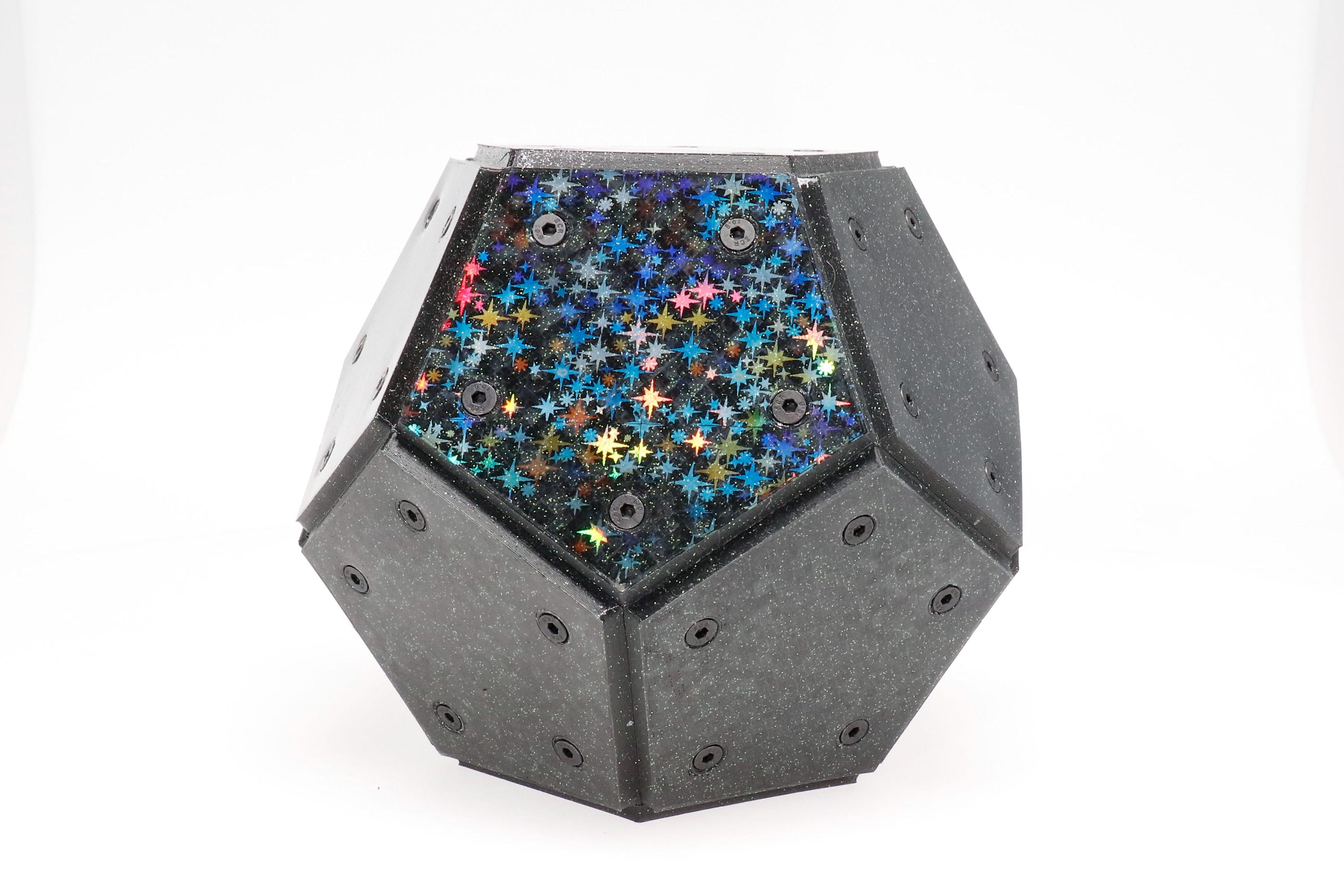 Dodecahedron Holographic Platonic Solid for Meditation Altar or ...