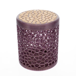 Scalar Wave harmonization container with gold plated flower of life
