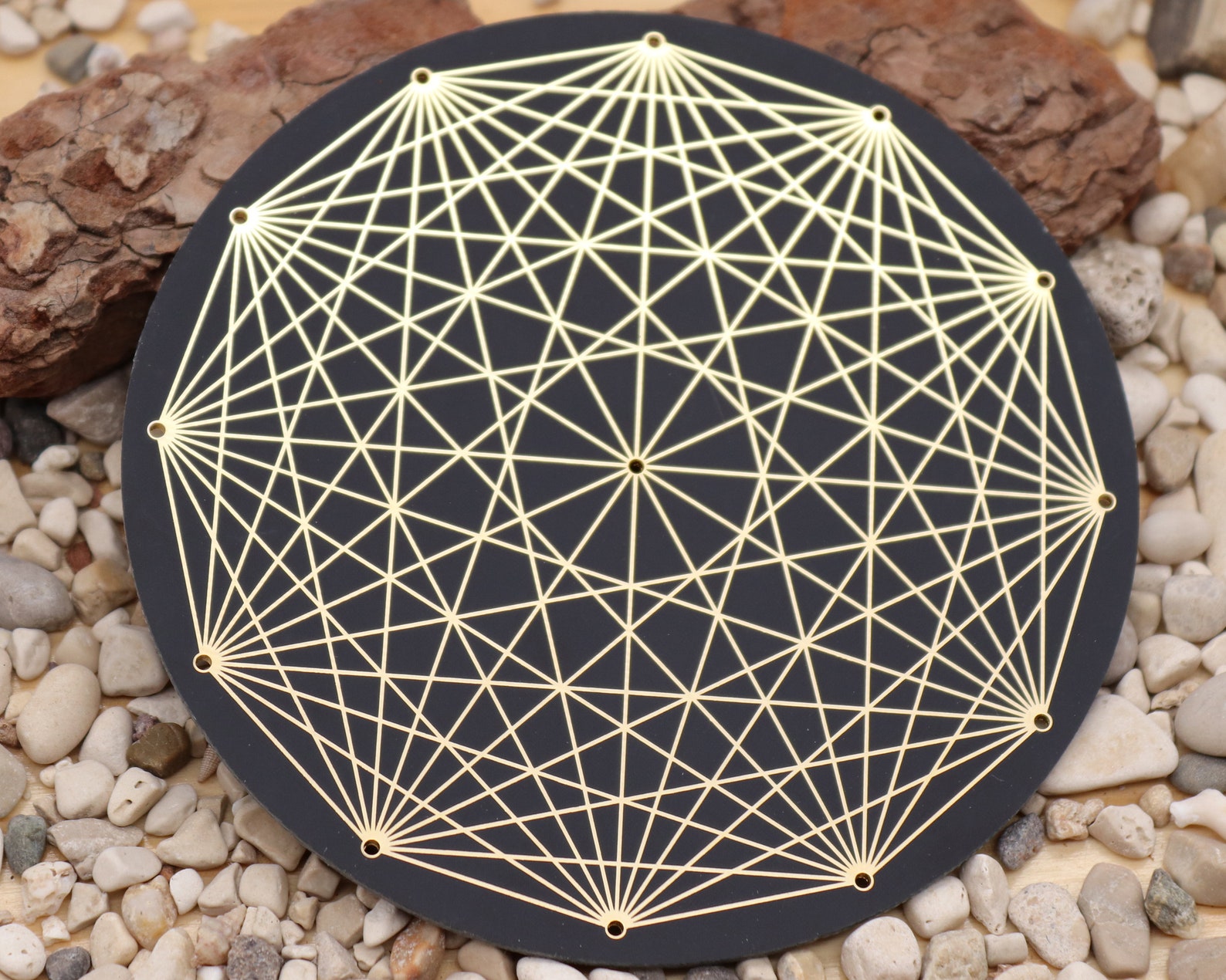 Tesseract Sacred Geometry Radionics Disc, Radionics Broadcasting Plate ...