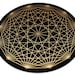 24 point tesseract energy disc - gold plated