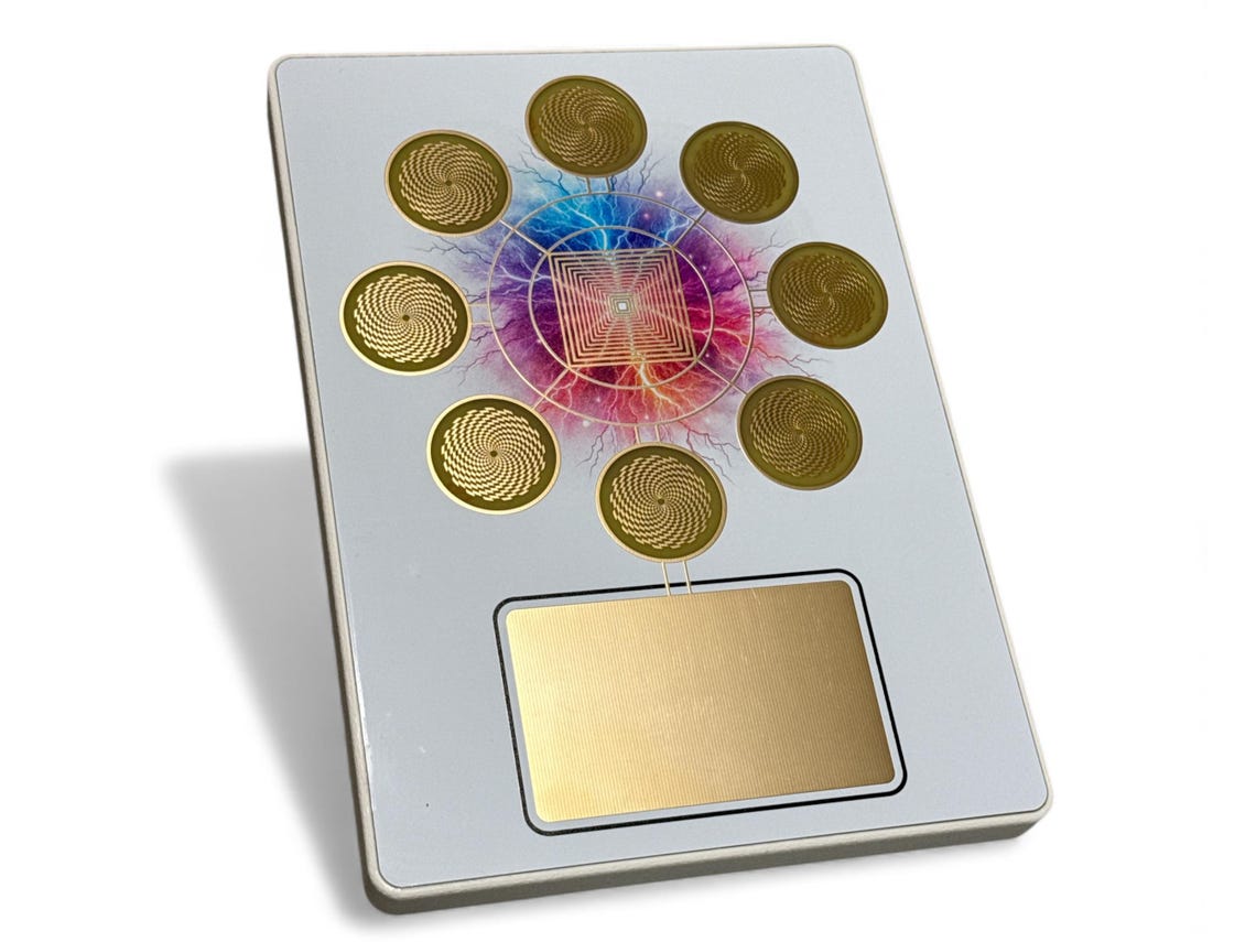 Radionic Scale Plate Radionics Stick Plate – Large Surface for Scalar Wave & Frequency-based ...