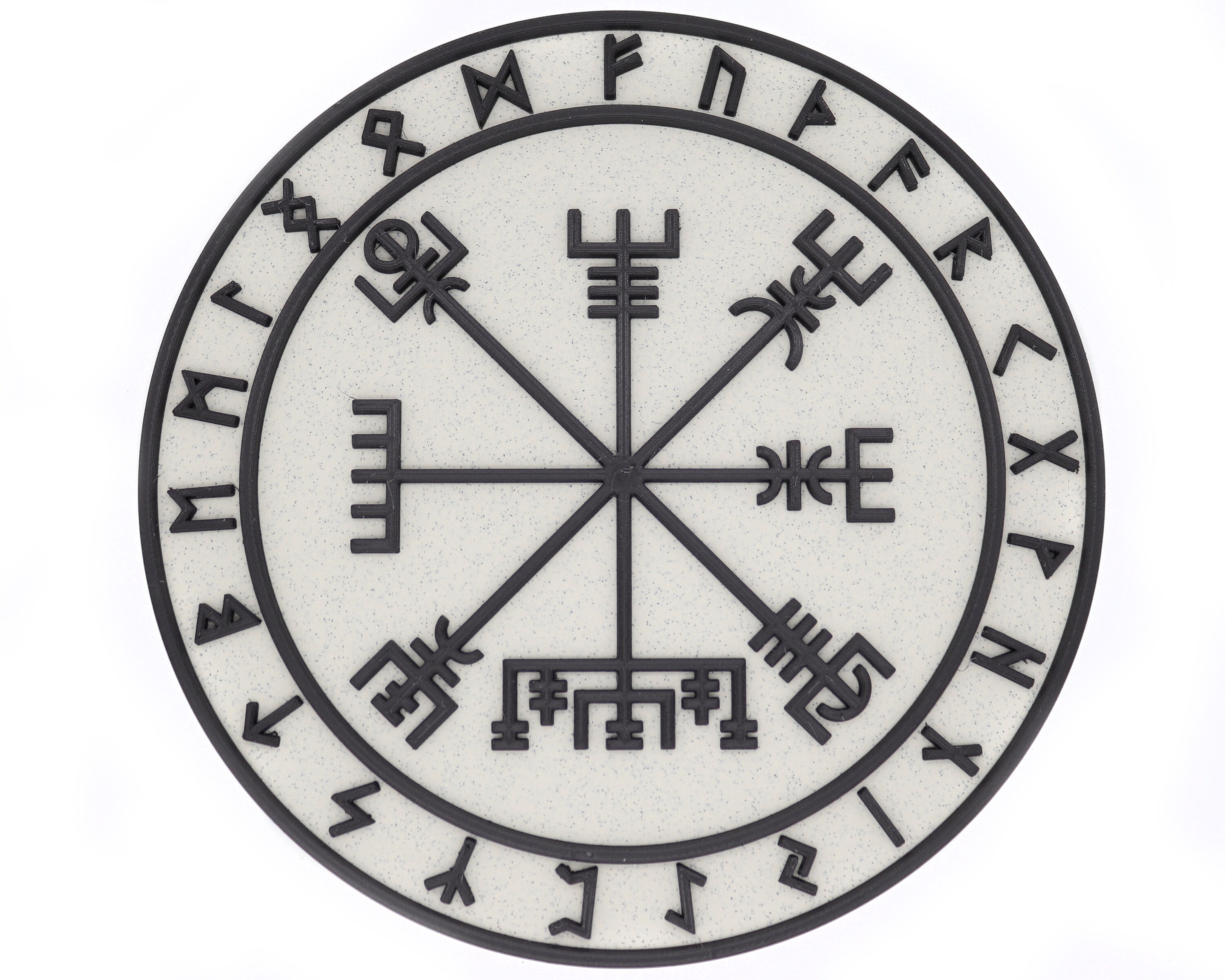 Vegvisir Coaster Viking Compass Norse Decor Norse Altar | Etsy