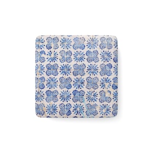 Decorative Porcelain Magnet, Amalfi Coast Floral Design, Kitchen Decor, Home Decor, Gift Idea, Refrigerator Magnet